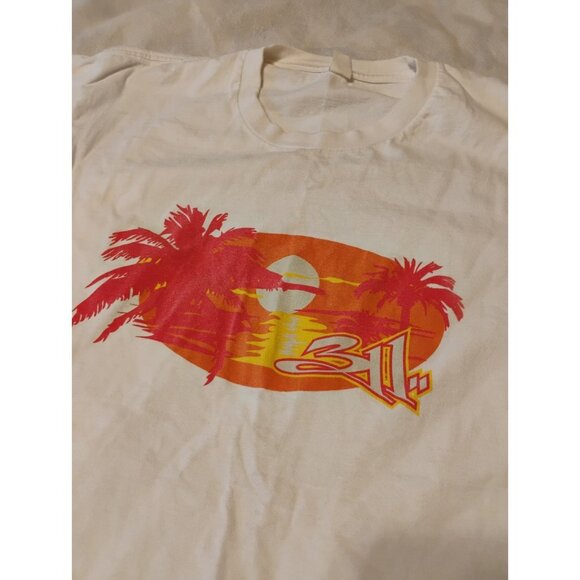 Vintage 311 Rock Reggae Funk Band Music Graphic Design Logo T-Shirt Medium - Picture 1 of 8